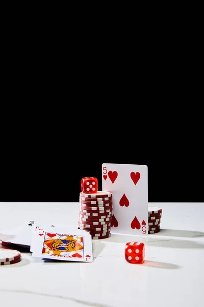 Dice roll and result display